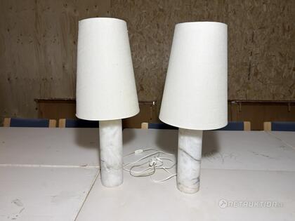 Bordslampor, marmor  (1)