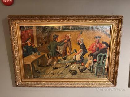 Oljemålning Gösta Hallencreutz Oljemålning Gösta Hallencreutz