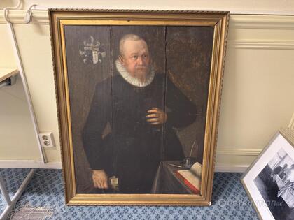 Oljemålning Adelsman