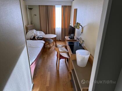 Hotellrumsinredning, singelrum Hotellrumsinredning, singelrum