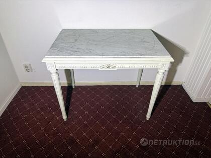 Bord med marmorskiva, Gustaviansk stil