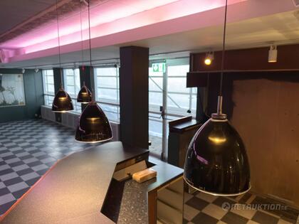 Lampor över bar Lampor över bar