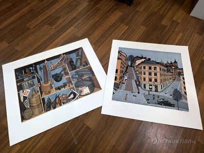 Litografi Svenolov Ehrén