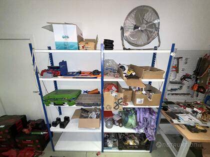 Elcentral, hålborr, lyftband, mm