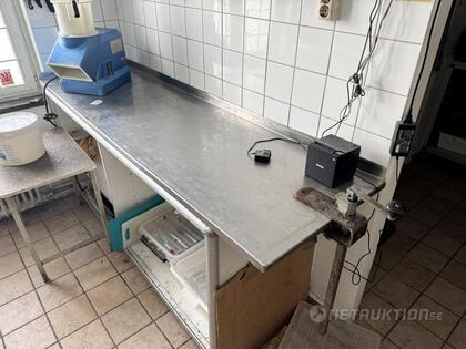 RF bänkskiva med konservöppnare