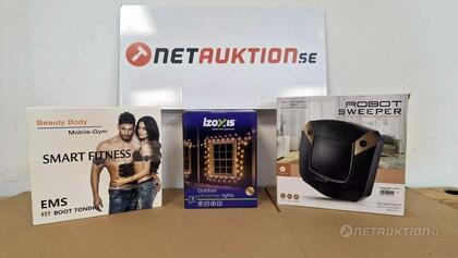 Robotdammsugare, massagepistol och ljusslinga