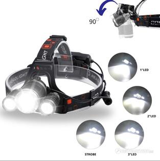 6st uppladdningsbara LED-pannlampor - L-T21