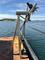 Pontoner / Arbetsplattformar m kran, 3st Pontoner / Arbetsplattformar m kran, 3st