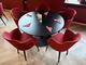 Bord, runt + stolar  (2)