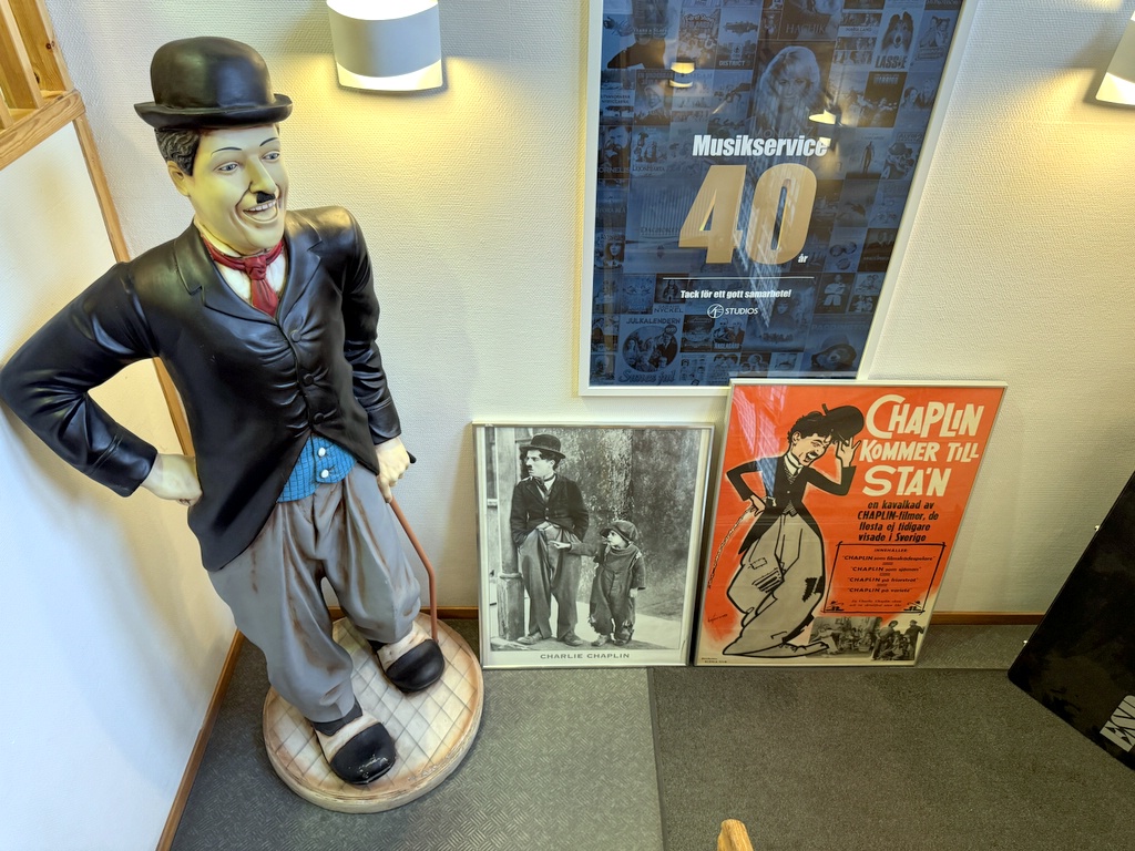 Modell av Charlie Chaplin, skala 1/1
