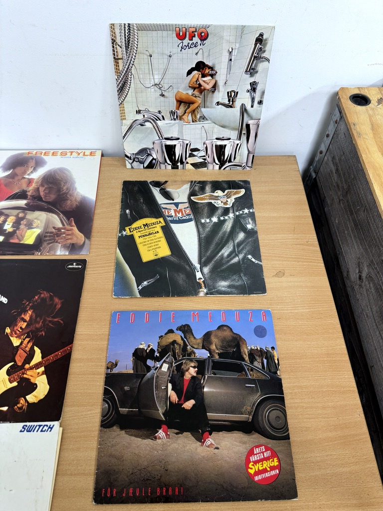 Skivsamling, LP & CD, bl.a. Eddie Meduza Skivsamling, LP & CD, bl.a. Eddie Meduza