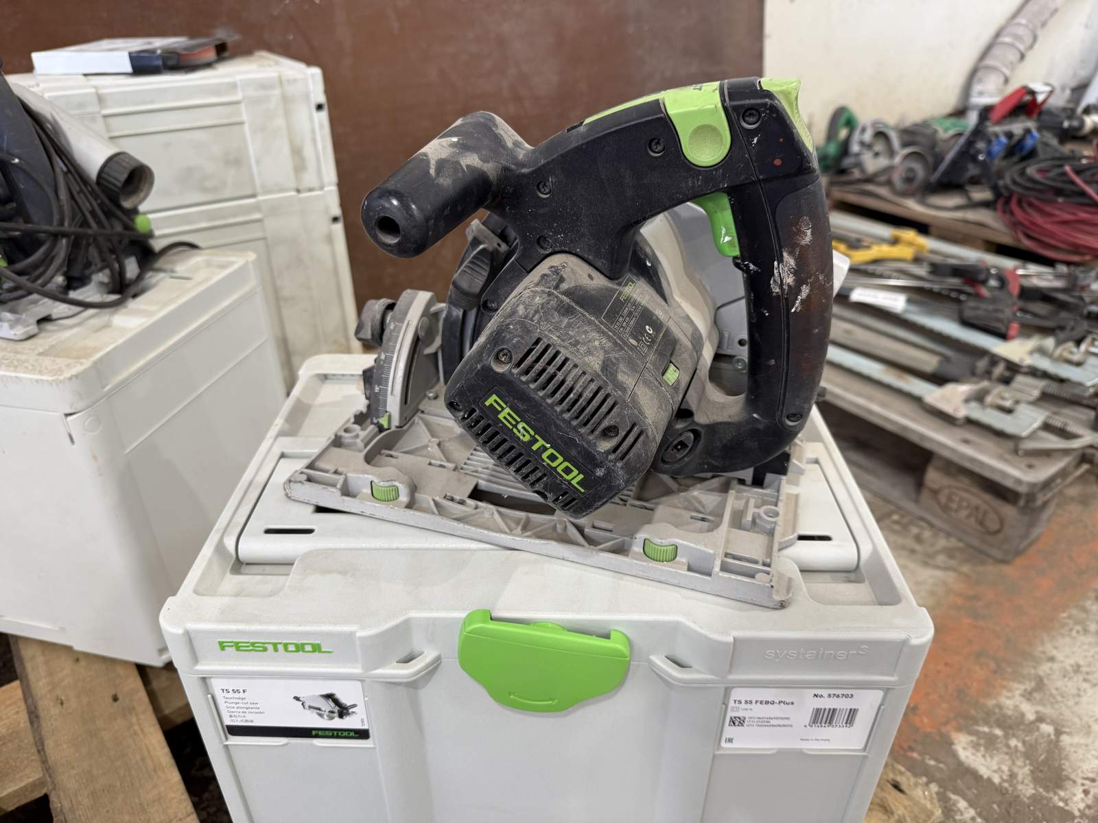Cirkelsåg & styrskena Festool (1)