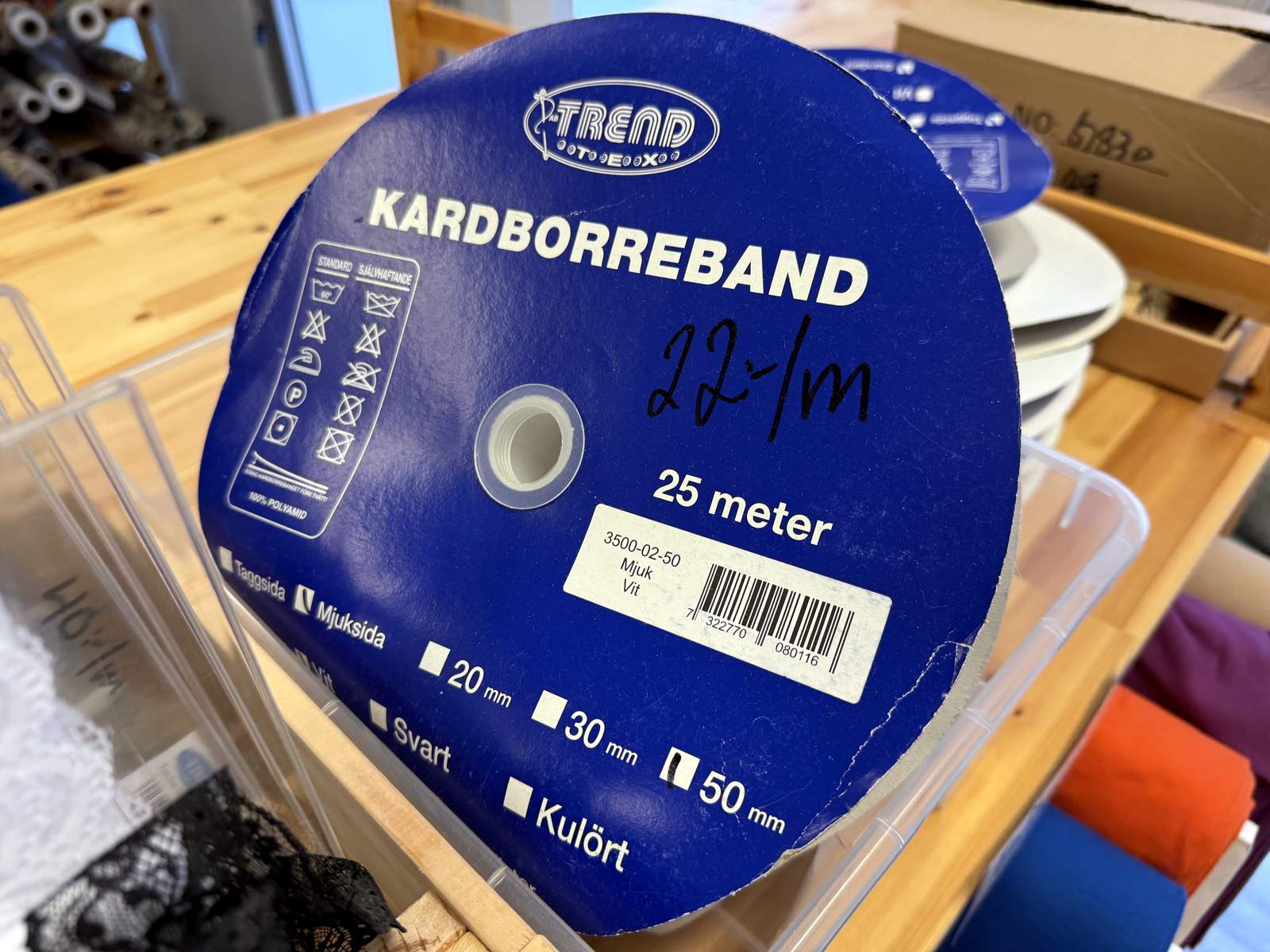 Dragkedjor, kardborre, mm Dragkedjor, kardborre, mm