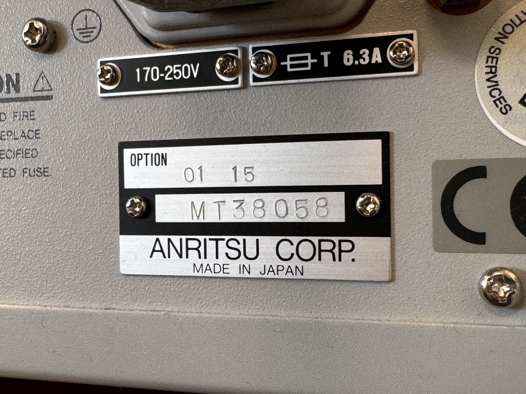 Anritsu MS8604A Digital Mobile Radio Transm Anritsu MS8604A Digital Mobile Radio Transm