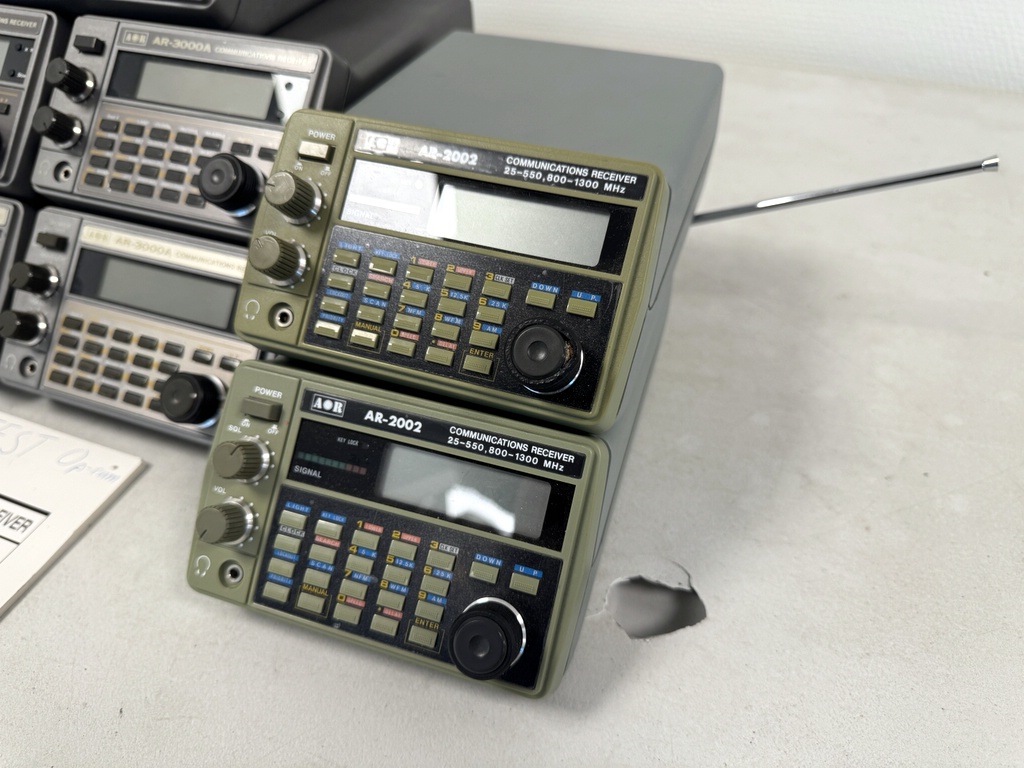 AOR scanners, AR-2002 & AR-3000A AOR scanners, AR-2002 & AR-3000A