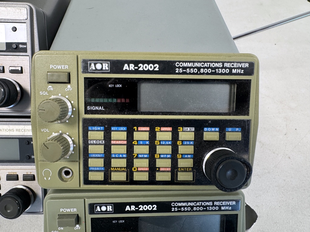AOR scanners, AR-2002 & AR-3000A AOR scanners, AR-2002 & AR-3000A