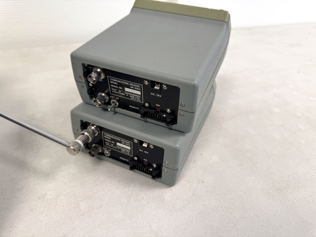 AOR scanners, AR-2002 & AR-3000A AOR scanners, AR-2002 & AR-3000A