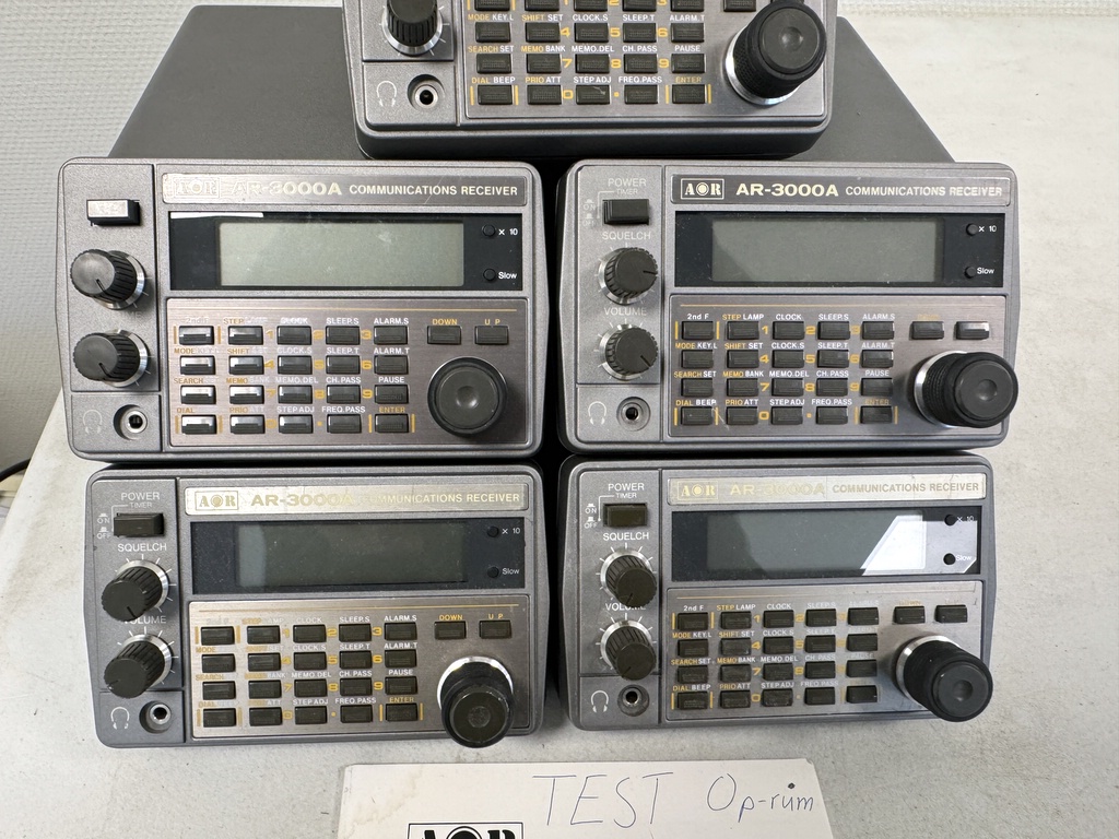AOR scanners, AR-2002 & AR-3000A AOR scanners, AR-2002 & AR-3000A