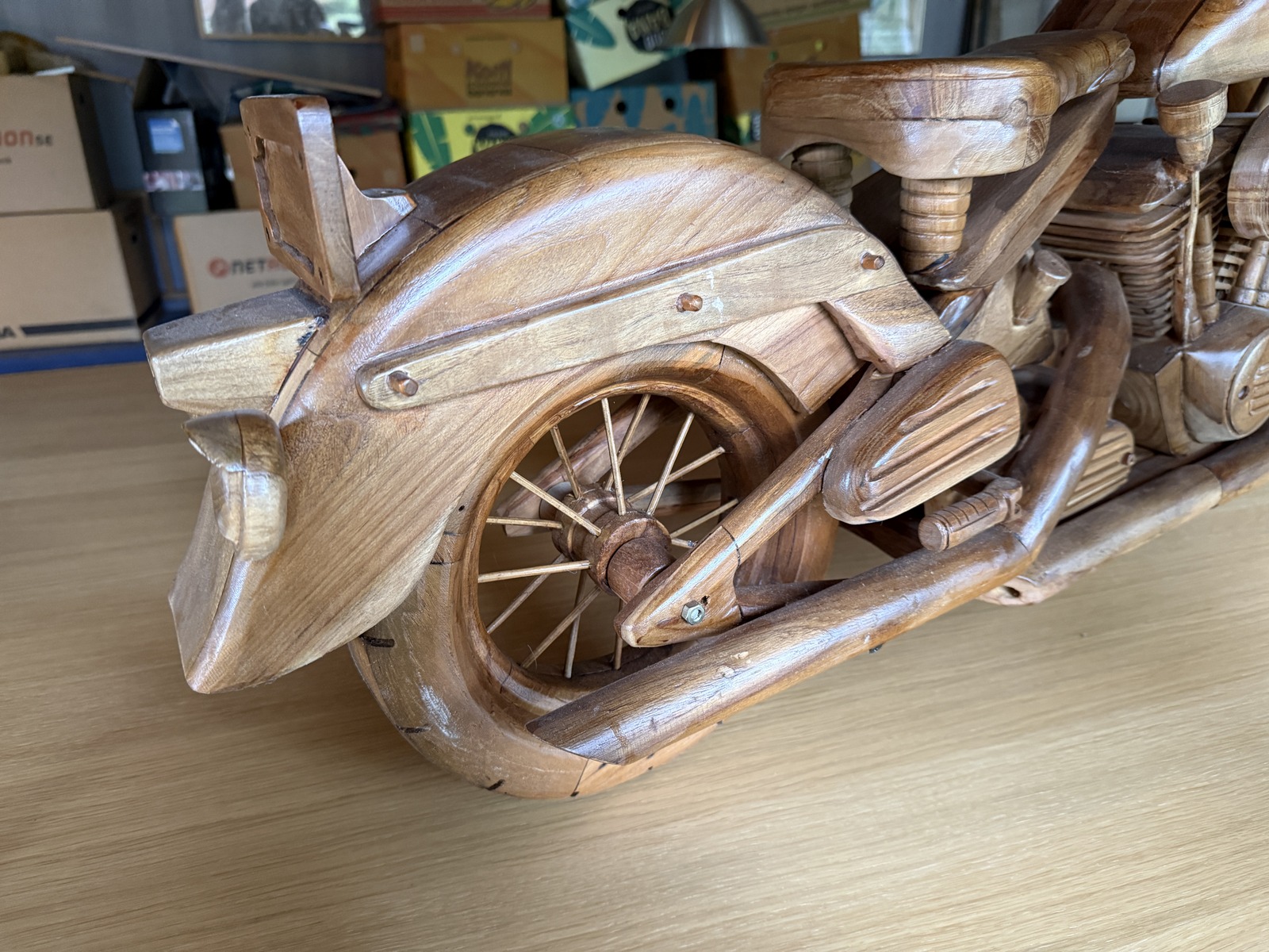 Harley Davidson, trä Harley Davidson, trä
