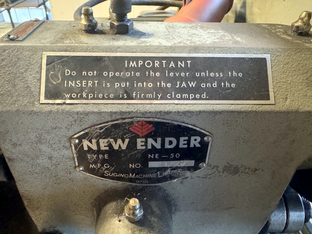 Rörgradningsmaskin, New ender NE-50 Rörgradningsmaskin, New ender NE-50