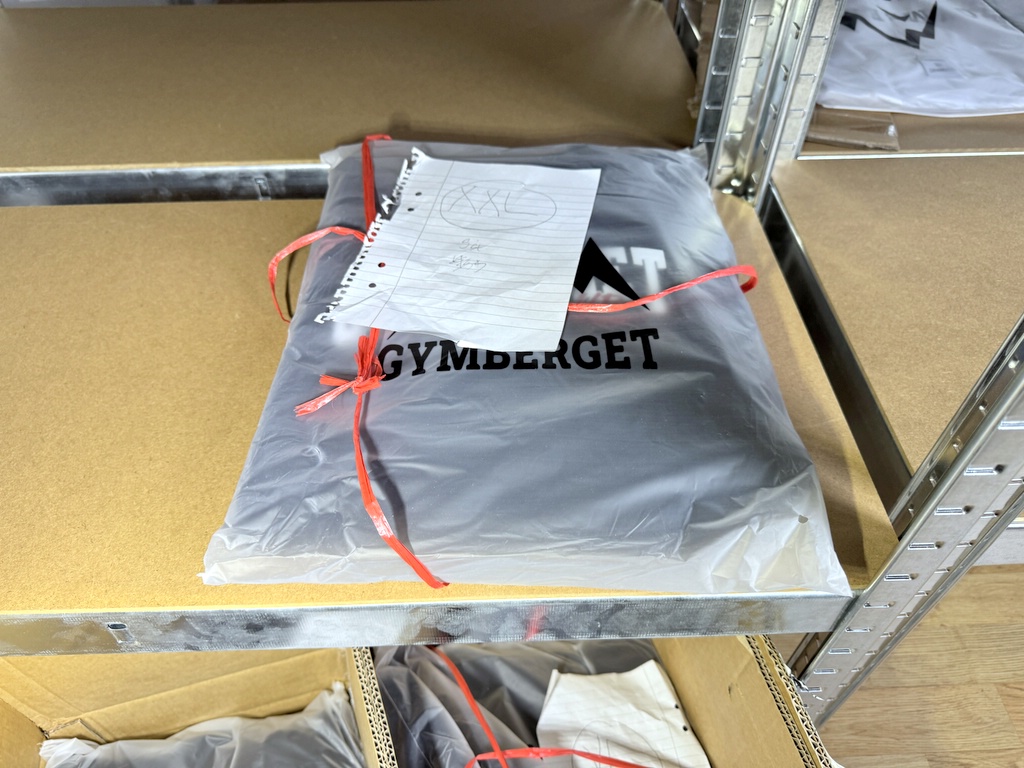 Ett parti träningsplagg från GASP/Gymberget Ett parti träningsplagg från GASP/Gymberget