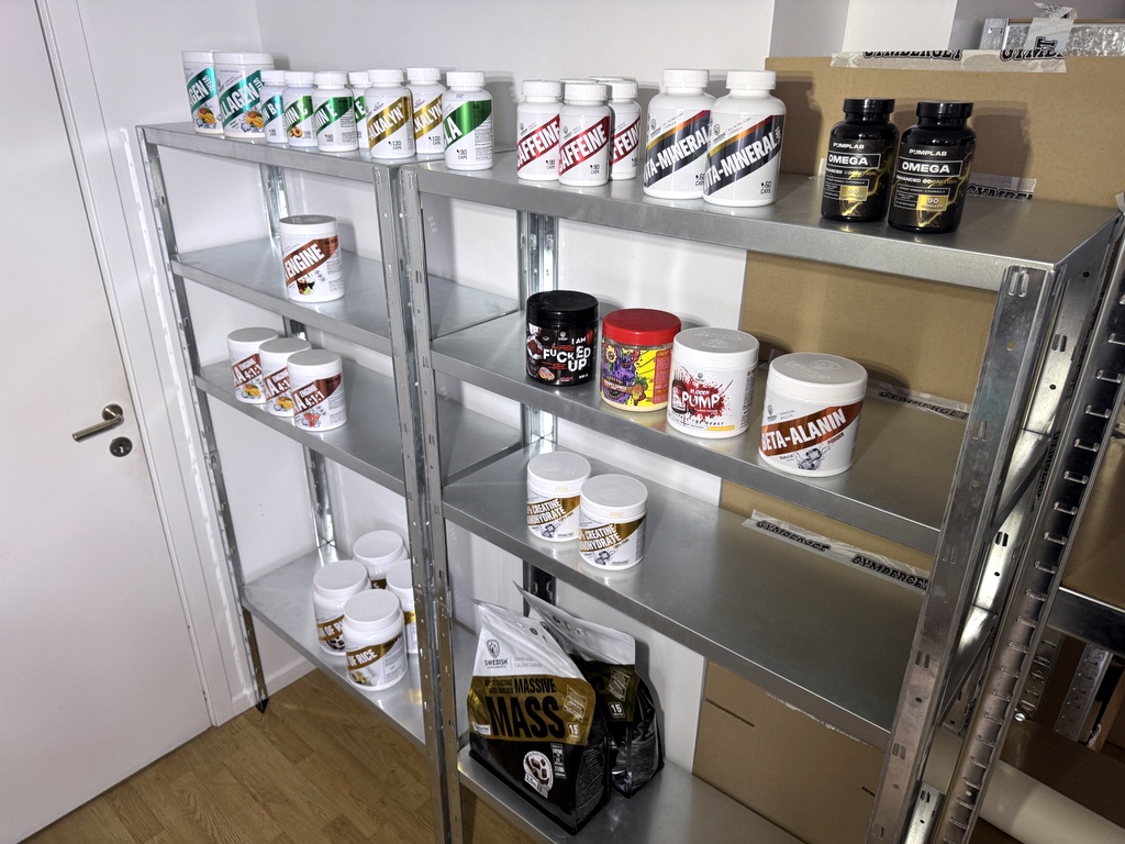 Ett parti kosttillskor och vitaminer mm Ett parti kosttillskor och vitaminer mm